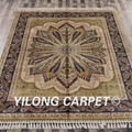   8x10ft handmade silk persian rug stunning design qum silk carpet 3