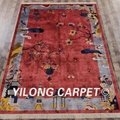 2x3m Chinese culture handmade silk carpet west lake scenery traditional silk rug 2