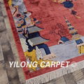 2x3m Chinese culture handmade silk carpet west lake scenery traditional silk rug 4
