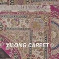   4x6ft purple color turkish design nice persian handmade silk rug 5