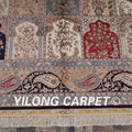   5.5x8ft Handmade silk persian rug hereke four season art silk carpet 4
