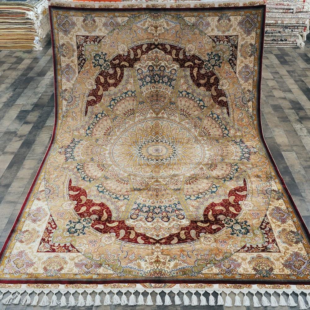   5.6x8.3ft Persian silk handmade rug exclusive home decor carpet