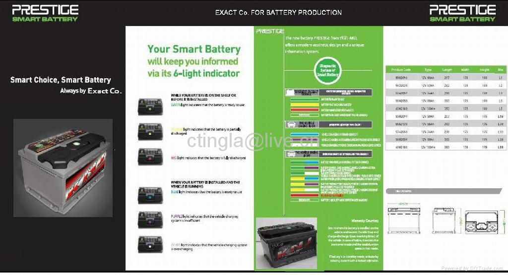 Electronic car Battery