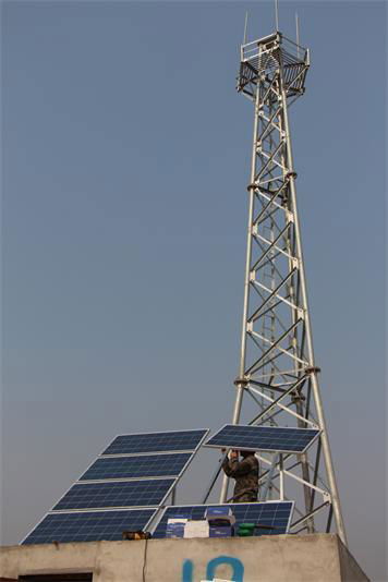 長春無線監控太陽能供電系統