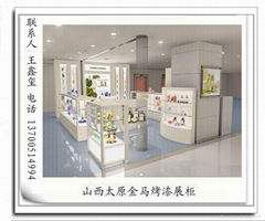 山西太原烤漆展柜展台货架柜台加