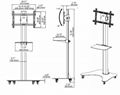 移動電視架 LED電視移動架 落地式電視挂架ZMS-181 2