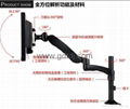 萬向延伸旋轉顯示器支架  昇降調節電腦挂架EAG-640A 3