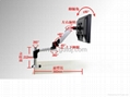 气压升降显示器支架 万向旋转电脑支架EA2-5522G