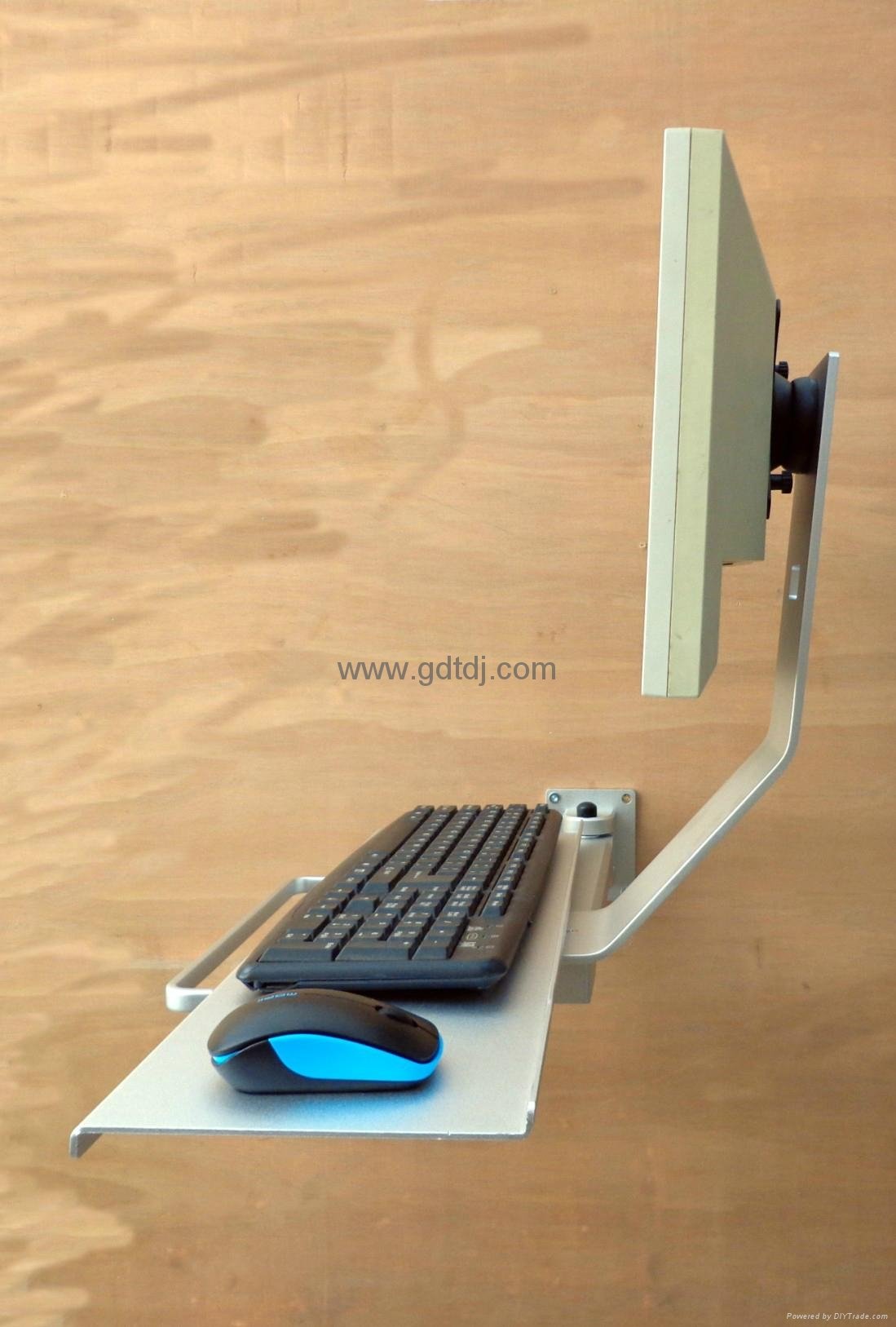 鍵盤顯示器壁挂架 鼠標鍵盤挂架 顯示器鍵盤支架 5