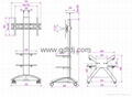视频会议移动电视架 电视移动架 展会电视挂架LP55T