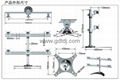 19"-24"六屏显示器支架 电脑挂架 证券电脑支架 4