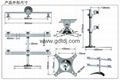 14"-19"六屏显示器支架 证券电脑挂架 多屏电脑支架 3