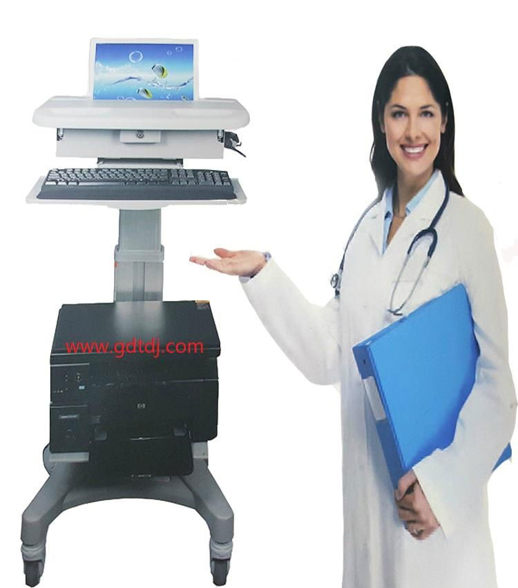 LCD Medical cart  Plasma/Liquid Crystal Ledge 