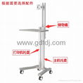 Lcd stand lift car Medical computer mobile rack   3