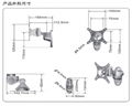  電腦壁挂架  顯示器壁挂架 一體機壁挂架WMA-100 4