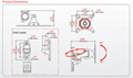 Lcd tv mounts/Computer integrated machine wall rack WMA-100 5