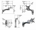  电脑壁挂架 一体机壁挂架  显示器挂架 WMA-300