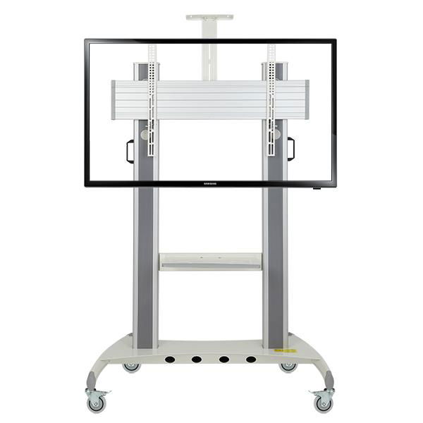 Mobile TV stand Video Conferencing Universal TV Cart 65-84inch 3