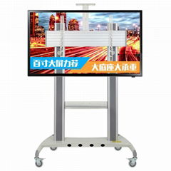 Mobile TV stand Video Conferencing Universal TV Cart 65-84inch