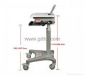 LCD Medical cart  Plasma/Liquid Crystal Ledge 