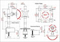 LCD电脑挂架 台面显示器支架 电脑一体机支架 2