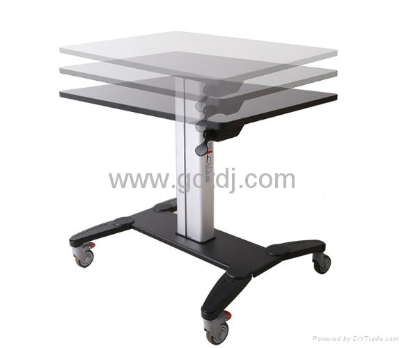 Notebook lift table  Lift the desk  Mobile Sit And Stand Desk 5