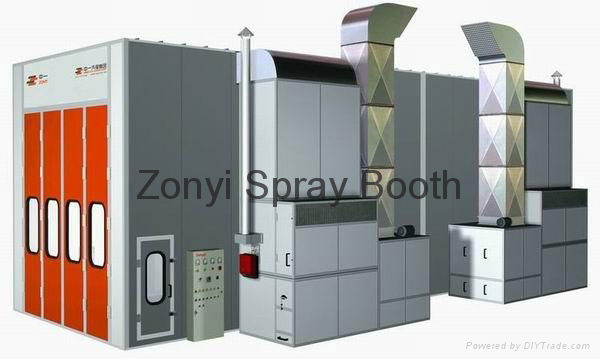 CE Spray booth TUV auto spray booth manufacture 3