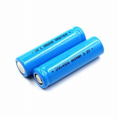 HIBATT AA磷酸鐵鋰電池14500 600mAh 3.2V
