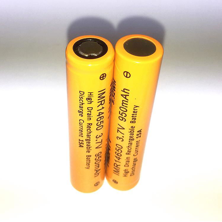 HIBATT 15A discharger power li-ion battery 14650 3.7V 950mAh 5