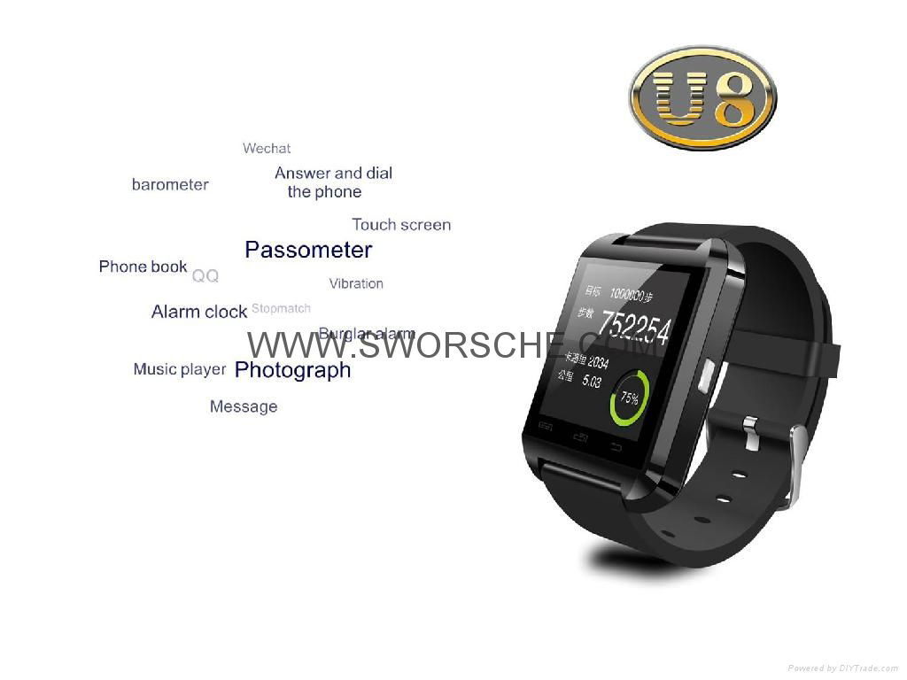 U8 Watch Smart Watch Bluetooth Smart Watch 3