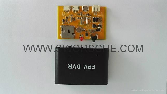 Micro 1CH SD Card DVR HD FPV DVR 5