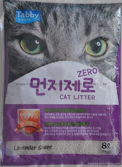 4L dust free spherical cat litter 