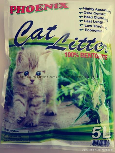 5L apple flavor strip cat litter 