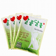 韩国结团不规则天然矿物猫砂5L