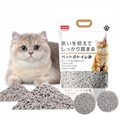 Korea Clumping Dust-free Bentonite stick cat litter 4L 1
