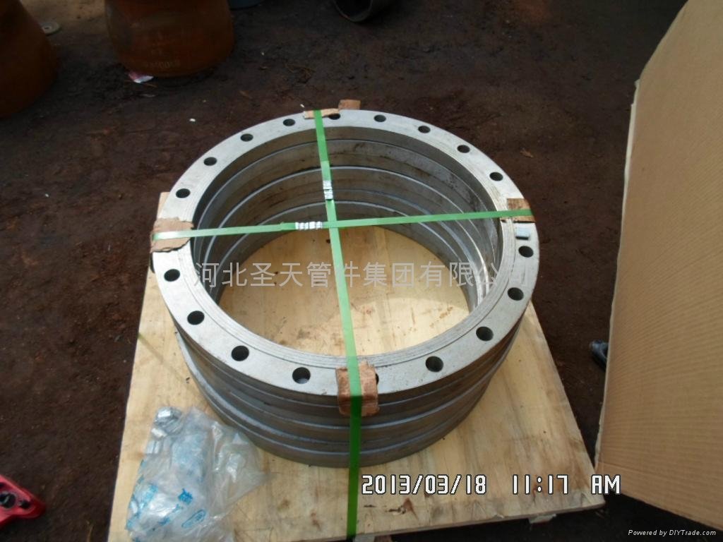 Export large diameter flange. 3
