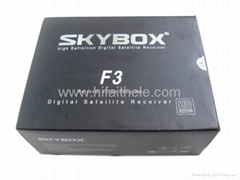 Newest original Skybox F3 Satellite receiver Dual-Core CPU 1080P Full HD DVB-S2