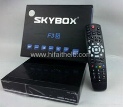 Original Skybox F3S Full 1080pi HD PVR Digital Satellite Receiver support usb wi