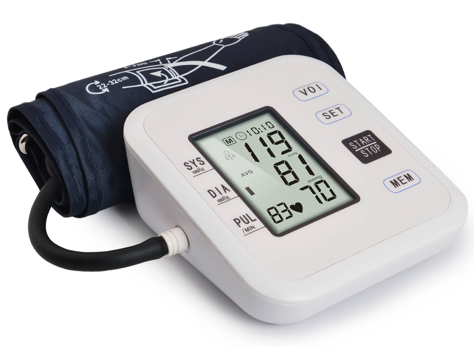 CE FDA Approval Fully Automatic Digital blood pressure meter blood Pressure Moni 2