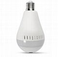 Hot LED Light Bulb WIFI Camera 360 Degree Wireless home Camera Bulb Lamp Fisheye 2