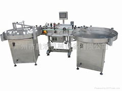 Round bottle labeling machine