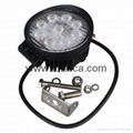 27W Square LED Work Lamp/Off road atv lights/12v 24v auto+work+light+led 2