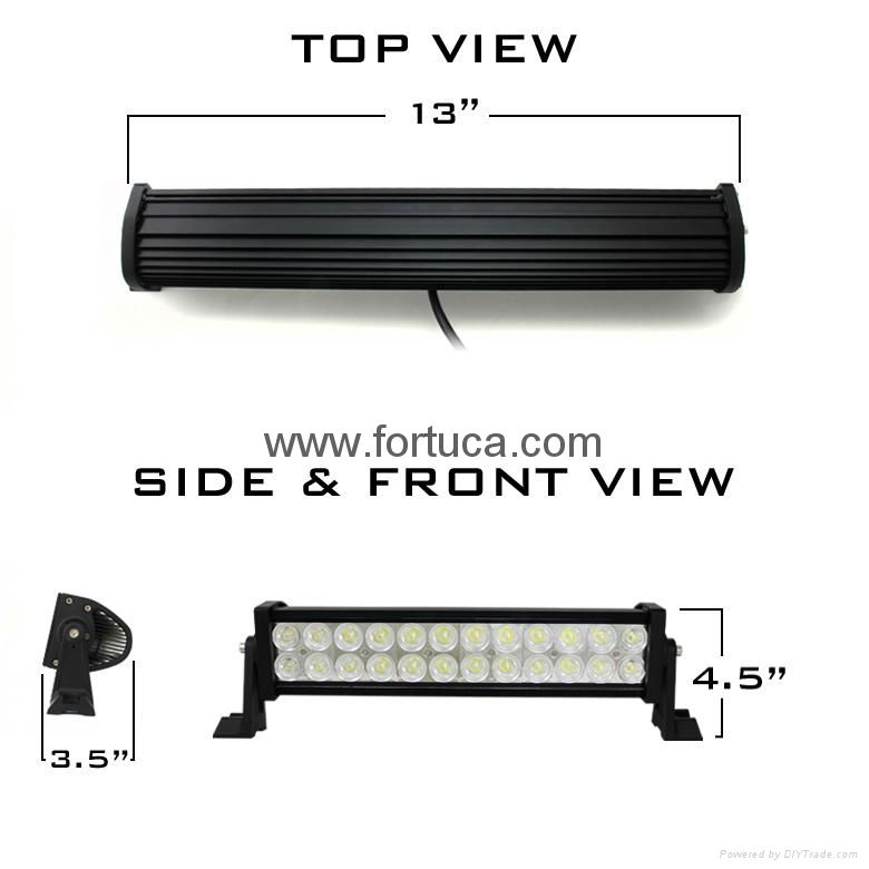 High Intensity 72W led driving light bar,4x4 Light Bar OFF ROAD 2