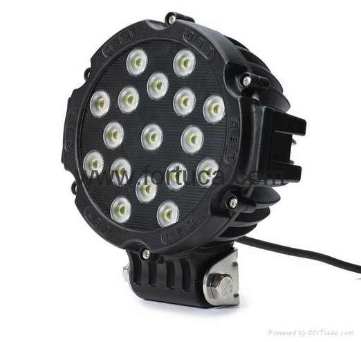 3600lm 43W LED Off-road Light 12V 24V Black LED Driving Light 4x4 Jeep Light