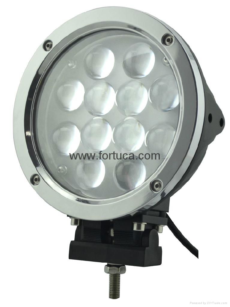 7inch Cree 60W LED Work Light 10-70V Flood/Spot Work Lamp for tractor 