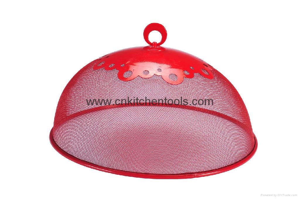 Plastic spraying food plate cover 2