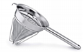Stainless steel Strainer with wooden handle 5