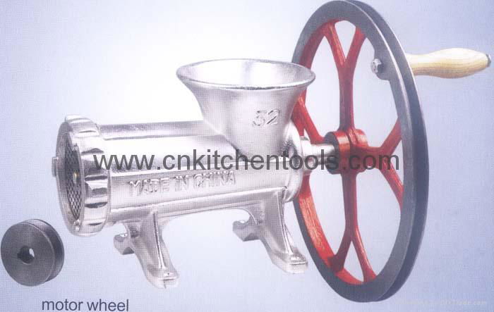 Meat Mincer with wheel