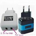 2.1A Dual USB Tavel Charger for ipad/iphone