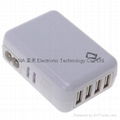 4 port usb Tavel charger